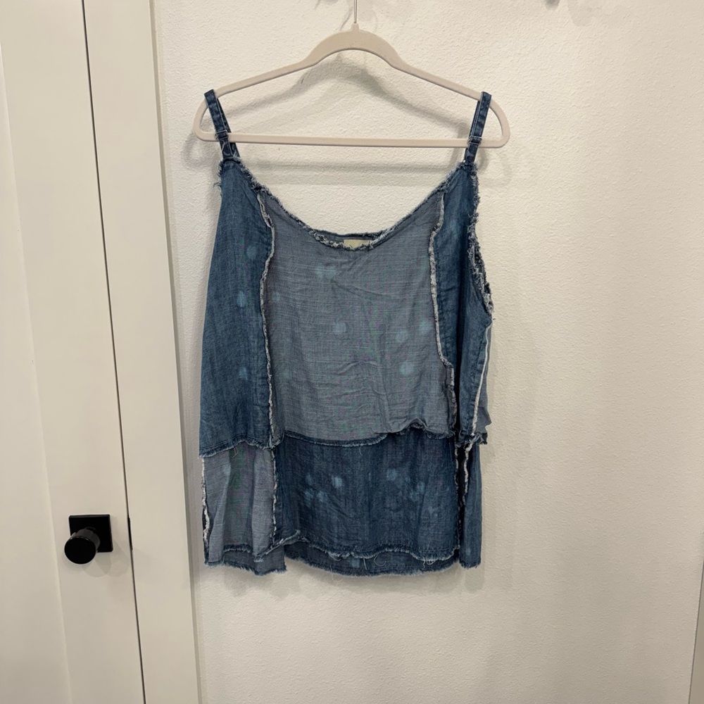 Jaded Gypsy Patchwork Skies Tank